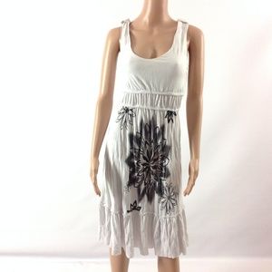 F28 Unitalla Women's Floral Dress Pleated